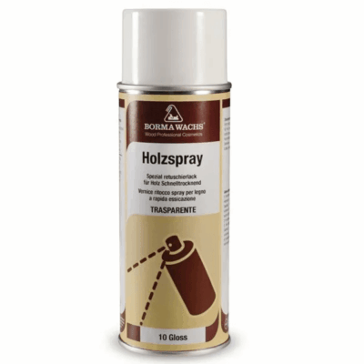 Безореольный лак-спрей Holzspray, степень блеска — 10%, полуматовый